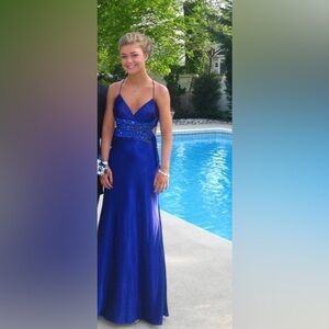 BETSY and Adam Blue/Purple prom dress size 4